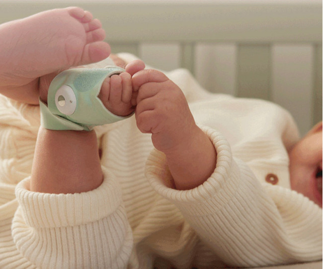 Розумна шкарпетка для немовлят Owlet Dream Sock Mint